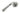 From The Anvil's Pewter Patina Hammered Newbury Lever on Rose Set (Unsprung); #finish_pewter-patina