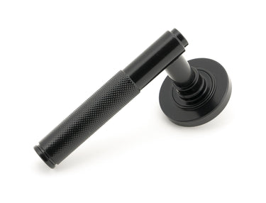 From The Anvil's Black Brompton Lever on Rose Set (Unsprung); #finish_black