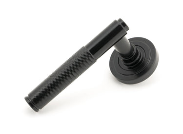 From The Anvil's Black Brompton Lever on Rose Set (Unsprung); #finish_black