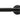From The Anvil's Black Brompton Lever on Rose Set (Unsprung); #finish_black