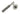 From The Anvil's Pewter Patina Brompton Lever on Rose Set (Unsprung); #finish_pewter-patina