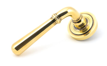 From The Anvil's Aged Brass Newbury Lever on Rose Set (Unsprung); #finish_aged-brass