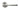 From The Anvil's Satin Marine SS (316) Avon Round Lever on Rose Set (Unsprung); #finish_satin-marine-ss