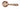 From The Anvil's Polished Bronze Hinton Lever on Rose Set (Unsprung); #finish_polished-bronze