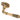 From The Anvil's Aged Brass Reeded Lever on Rose Set; #finish_aged-brass