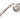From The Anvil's Polished Nickel Reeded Lever on Rose Set; #finish_polished-nickel