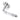 From The Anvil's Polished Chrome Reeded Lever on Rose Set; #finish_polished-chrome