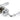 From The Anvil's Polished Chrome Reeded Lever on Rose Set; #finish_polished-chrome