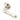 From The Anvil's Polished Nickel Newbury Lever on Rose Set; #finish_polished-nickel
