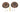 From The Anvil's Polished Bronze Art Deco Round Pull - Privacy Set; #finish_polished-bronze