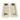From The Anvil's Polished Nickel Plain Rectangular Pull - Privacy Set; #finish_polished-nickel