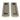 From The Anvil's Pewter Patina Plain Rectangular Pull - Privacy Set; #finish_pewter-patina