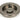 From The Anvil's Pewter Patina Art Deco Round Pull - Privacy Set; #finish_pewter-patina