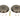From The Anvil's Pewter Patina Art Deco Round Pull - Privacy Set; #finish_pewter-patina
