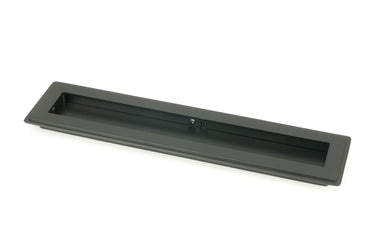 From The Anvil's Matt Black Art Deco Rectangular Pull; #finish_matt-black