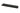 From The Anvil's Matt Black Plain Rectangular Pull; #finish_matt-black