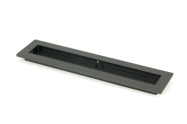 From The Anvil's Matt Black Plain Rectangular Pull; #finish_matt-black