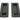 From The Anvil's Matt Black Art Deco Rectangular Pull - Privacy Set; #finish_matt-black