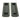From The Anvil's Matt Black Art Deco Rectangular Pull - Privacy Set; #finish_matt-black