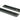 From The Anvil's Matt Black Art Deco Rectangular Pull - Privacy Set; #finish_matt-black