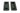From The Anvil's Matt Black Plain Rectangular Pull - Privacy Set; #finish_matt-black