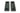 From The Anvil's Matt Black Plain Rectangular Pull - Privacy Set; #finish_matt-black