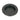 From The Anvil's Matt Black Art Deco Round Pull; #finish_matt-black