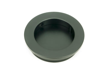 From The Anvil's Matt Black Plain Round Pull; #finish_matt-black