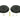 From The Anvil's Matt Black Art Deco Round Pull - Privacy Set; #finish_matt-black