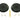 From The Anvil's Matt Black Plain Round Pull - Privacy Set; #finish_matt-black