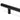 From The Anvil's Matt Black  T Bar Handle Bolt Fix 32mm dia; #finish_matt-black