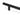 From The Anvil's Matt Black  T Bar Handle Bolt Fix 32mm dia; #finish_matt-black