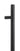 From The Anvil's Matt Black  T Bar Handle Bolt Fix 32mm dia; #finish_matt-black