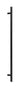 From The Anvil's Matt Black  T Bar Handle Bolt Fix 32mm dia; #finish_matt-black