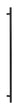 From The Anvil's Matt Black T Bar Handle Secret Fix 32mm dia; #finish_matt-black