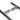 From The Anvil's Satin Stainless Steel (304) 100mm Back to Back Fixings for T Bar (2); #finish_satin-stainless-steel