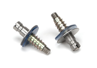 From The Anvil's Satin Stainless Steel (304) 50mm Secret Fixings for T Bar (2); #finish_satin-stainless-steel