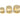 From The Anvil's Polished Brass 25mm Kelso Cabinet Knob; #finish_polished-brass