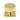 From The Anvil's Polished Brass 38mm Judd Cabinet Knob; #finish_polished-brass