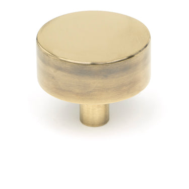 From The Anvil's Aged Brass 38mm Kelso Cabinet Knob; #finish_aged-brass