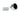 From The Anvil's Polished Chrome 25mm Judd Cabinet Knob; #finish_polished-chrome