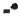 From The Anvil's Matt Black 25mm Judd Cabinet Knob; #finish_matt-black