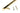 From The Anvil's Polished Brass Kahlo Pull Handle; #finish_polished-brass