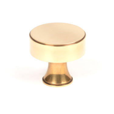 From The Anvil's Aged Brass Scully Cabinet Knob; #finish_aged-brass