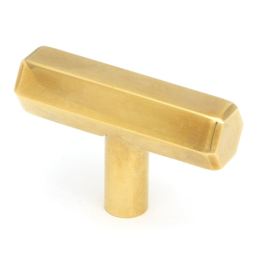 From The Anvil's Aged Brass Kahlo T-Bar; #finish_aged-brass