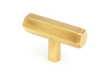From The Anvil's Aged Brass Kahlo T-Bar; #finish_aged-brass