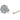 From The Anvil's Satin Chrome Kahlo Cabinet Knob; #finish_satin-chrome