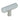 From The Anvil's Satin Chrome Kahlo T-Bar; #finish_satin-chrome