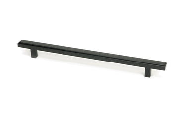 From The Anvil's Matt Black Scully Pull Handle; #finish_matt-black