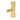 From The Anvil's Polished Brass Brompton T-Bar; #finish_polished-brass